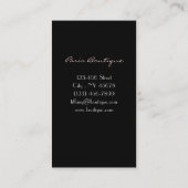 素朴な納屋の木製の紫色のフランスのなシャンデリア 名刺 (裏面)