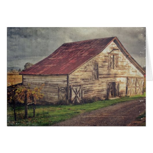 素朴な納屋 (正面横)