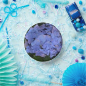 素朴な紫のヤマアジサイ (Hydrangea macrophylla) ペーパーボウル (パーティー)