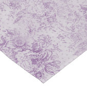 素朴な紫、みすぼらしいシックでラベンダー淡い色のの花模様 ロングテーブルランナー (コーナー)