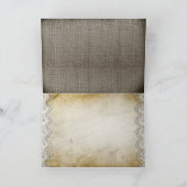 素朴な結婚式のサンキューカード サンキューカード (内部)