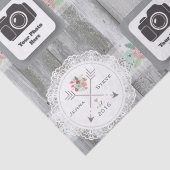 素朴な結婚式のティッシュペーパー 薄葉紙 (詳細)