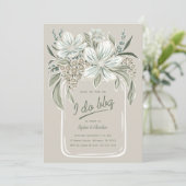 素朴な結婚式の招待状 BBQ カップル シャワー 招待状 (スタンド正面)