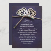 素朴な結婚式招待状 招待状 (正面/裏面)