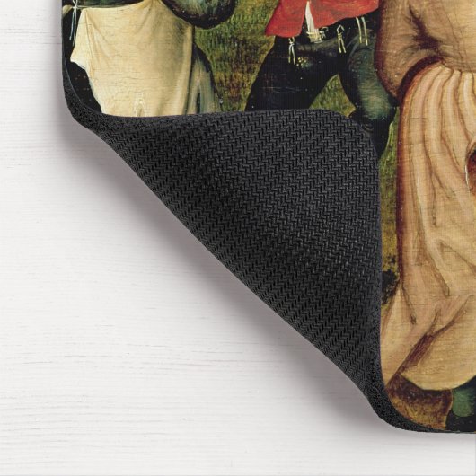 素朴な結婚式、人々の踊ることの詳細 マウスパッド (コーナー)