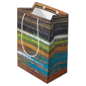 素朴な絵を描木の退職 ミディアムペーパーバッグ (裏面アングル)