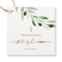 素朴な緑のオリーブの枝ファースト・コミューン