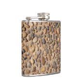 素朴な自然の小石は写真に投石します フラスク (右)