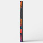 素朴な色の画像の層が不均一に配置 Case-Mate iPhoneケース (裏面 / 左)