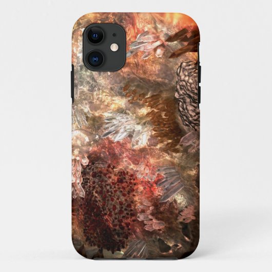 素朴な色合いのクリスタル層 Case-Mate iPhoneケース (裏面)
