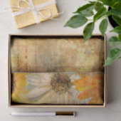 素朴な花のぼろぼろのシックなティッシュペーパー 薄葉紙 (ギフト)