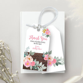 素朴な花のギフトタグ ギフトタグ