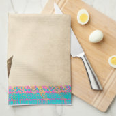 素朴な花のボヘミアの矢 キッチンタオル (四つ折り)