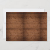 素朴な花の木のサプライズ招待状 招待状 (裏面)