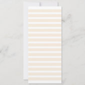 素朴な花の食事用器具類のリハーサルの夕食メニューカード 招待状 (裏面)