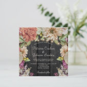 素朴な花園の納屋の木の結婚式 招待状 (スタンド正面)