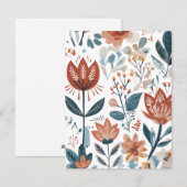 素朴な花 シーズンカード (正面/裏面)