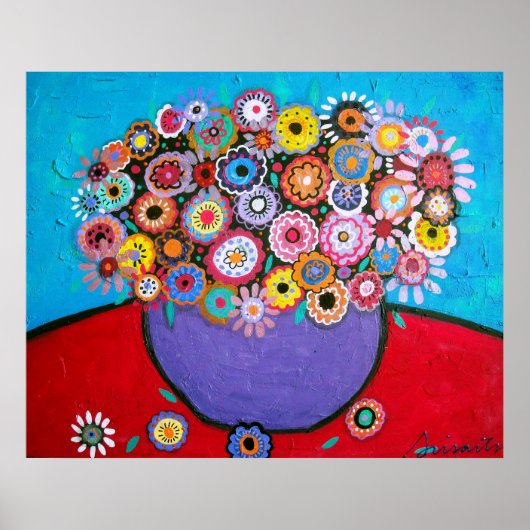 素朴な花 ポスター (正面)