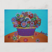 素朴な花 ポストカード (正面)