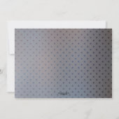 素朴な芸術的な退職パーティーの招待状 招待状 (裏面)