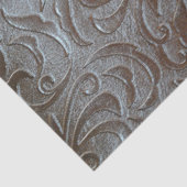 素朴な茶色の西欧諸国の革パターン 薄葉紙 (詳細)