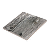 素朴な薮の設定からの老化させた木製の塀の投稿 タイル (側面)