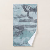 素朴な蝶 バスタオルセット (ハンドタオル)