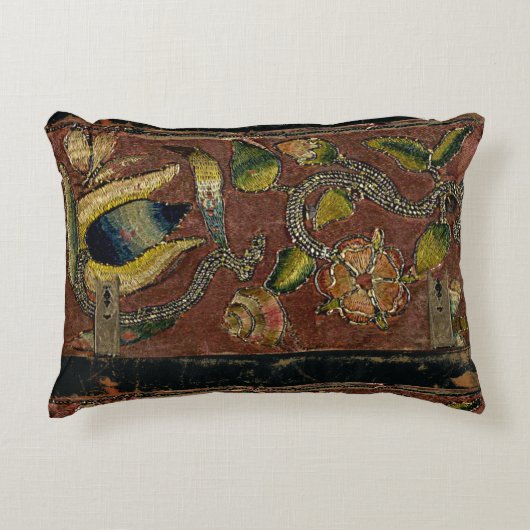 素朴な表紙のクッションによって刺繍されるビロード アクセントクッション (正面)