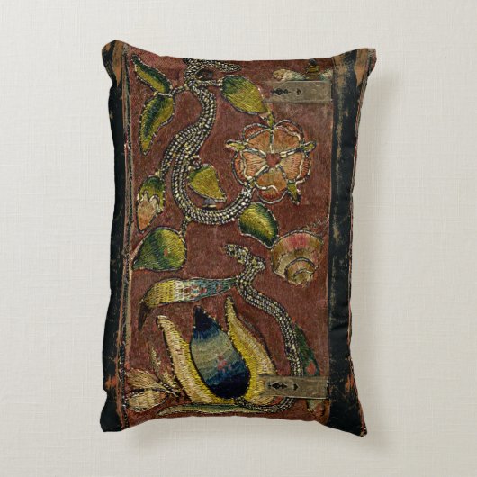 素朴な表紙のクッションによって刺繍されるビロード アクセントクッション (裏面(縦))