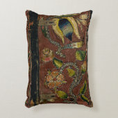 素朴な表紙のクッションによって刺繍されるビロード アクセントクッション (正面(垂直))