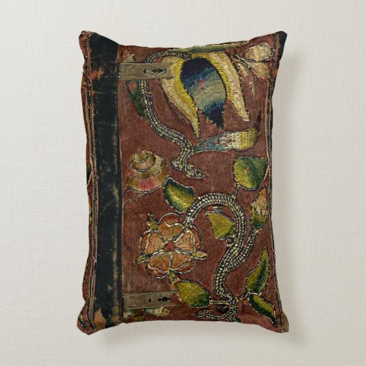 素朴な表紙のクッションによって刺繍されるビロード アクセントクッション (正面(垂直))