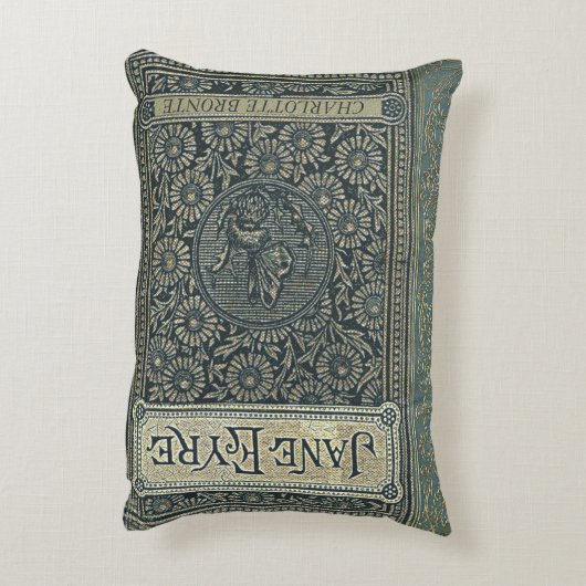素朴な表紙のクッションジェーンEyre アクセントクッション (裏面(縦))