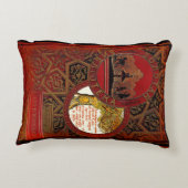 素朴な表紙のクッションチェシャー猫 アクセントクッション (裏面)