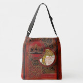 素朴な表紙はチェシャー猫を袋に入れます クロスボディバッグ (裏面)