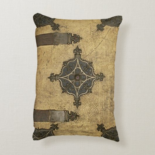 素朴な表紙は中世スタイルを緩和します アクセントクッション (裏面(縦))