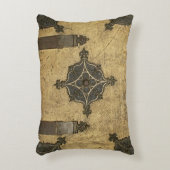 素朴な表紙は中世スタイルを緩和します アクセントクッション (正面(垂直))