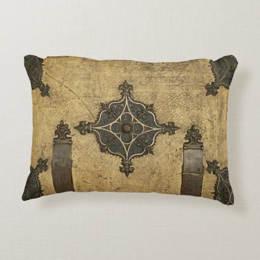 素朴な表紙は中世スタイルを緩和します アクセントクッション (裏面)