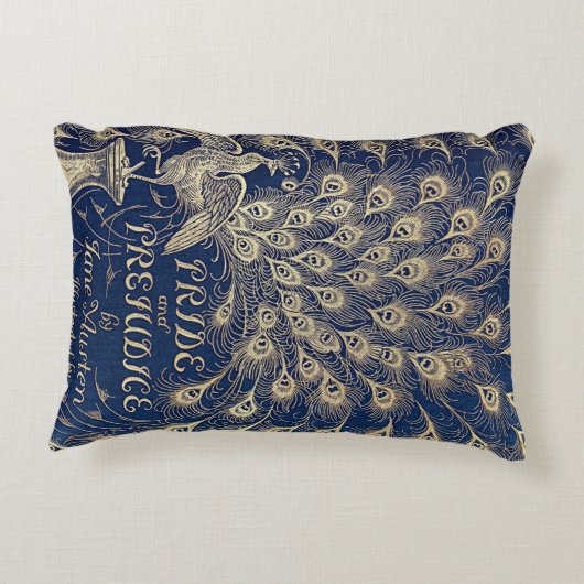 素朴な表紙は高慢と偏見を緩和します アクセントクッション (裏面)