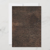 素朴な裏庭のBBQサマー パーティー 招待状 (裏面)