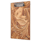 素朴な西欧諸国の革騎手の馬 クリップボード (左)