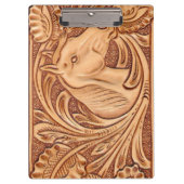 素朴な西欧諸国の革騎手の馬 クリップボード (正面)