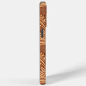 素朴な西部のカントリーレザー馬術馬 Case-Mate iPhoneケース (裏面 / 右)