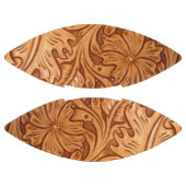 素朴な西部の田舎のカウボーイ工具革 アメリカンフットボール (パネル)