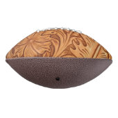 素朴な西部の田舎のカウボーイ工具革 アメリカンフットボール (回転270)