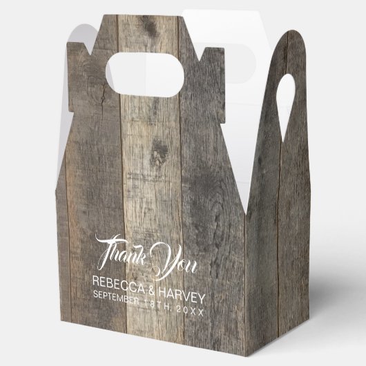 素朴な西部の田舎の木結婚木造の納屋 フェイバーボックス (オープン)