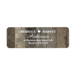 素朴な西部の田舎の木結婚木造の納屋 ラベル