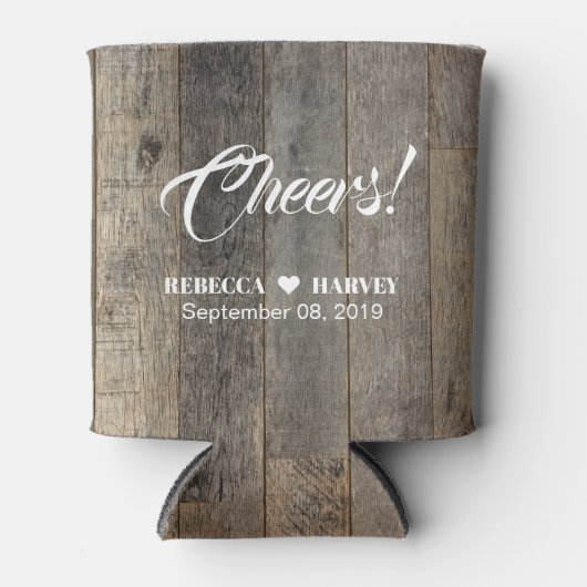 素朴な西部の田舎の木結婚木造の納屋 缶クーラー (正面)