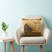 素朴な西部の田舎の農家の古い倉庫 クッション (椅子)