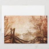 素朴な西部の田舎結婚農園 (正面/裏面)