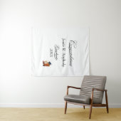 素朴な西部スタイルの卒業 タペストリー (インサイチュ(横))